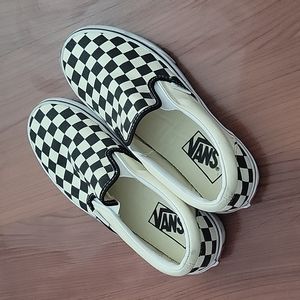 Vans checker shoes